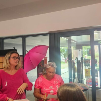 Accueil village santé 2025 Msp paimpol octobre rose